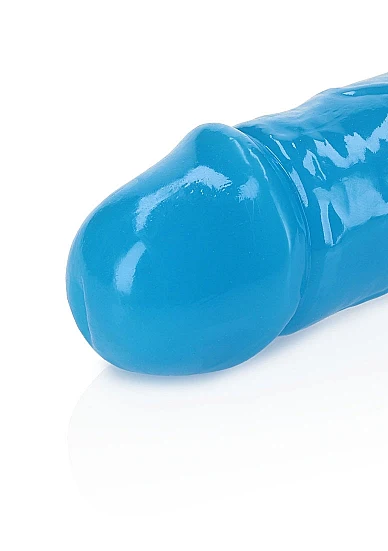 Realrock 15" Glow-N-Dark Double Dong Blue - Image 2