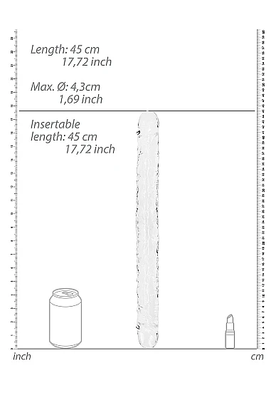 Realrock 18" Double Dildo Pink - Image 4