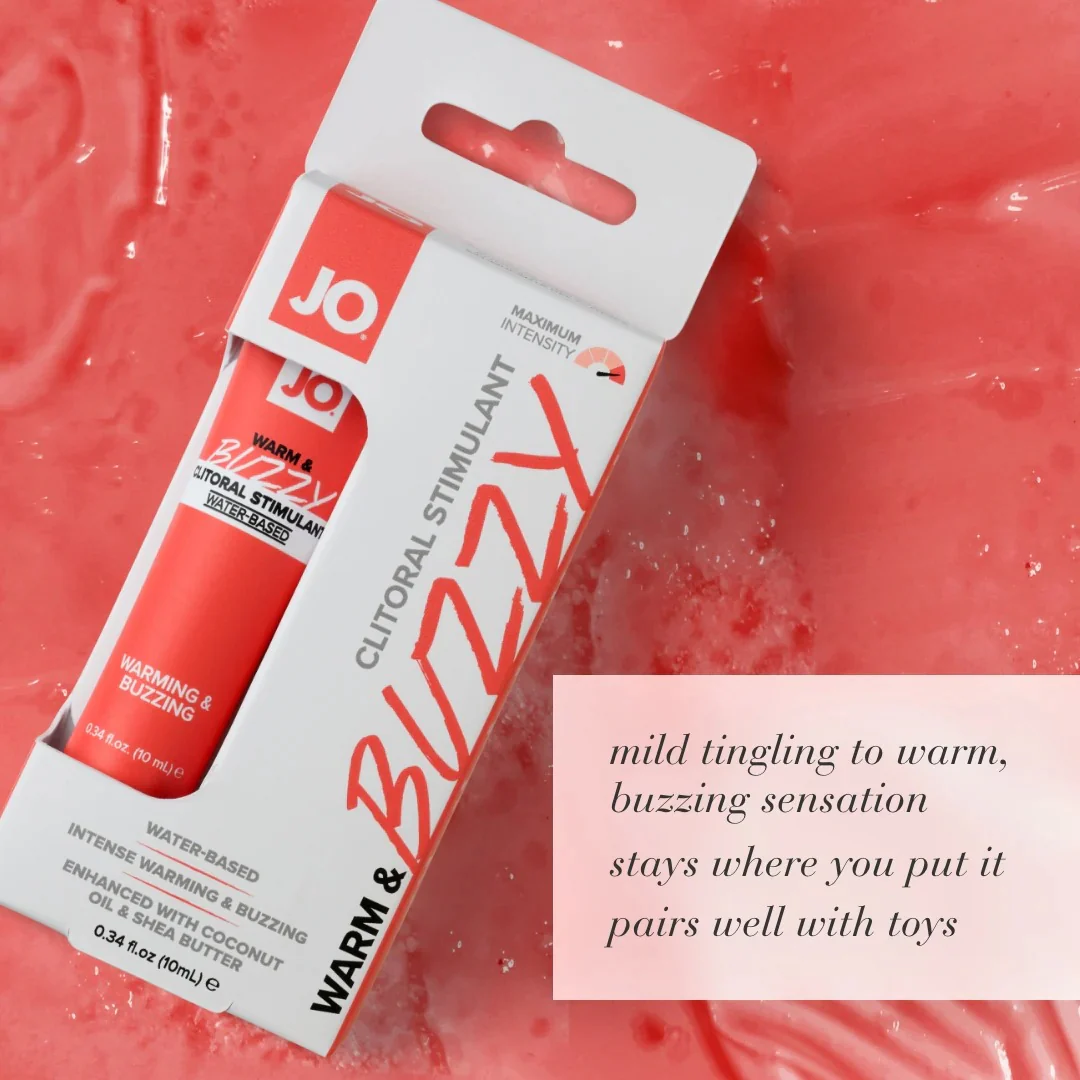 JO Warm & Buzzy Clitoral Gel for Her 10ml - Image 2