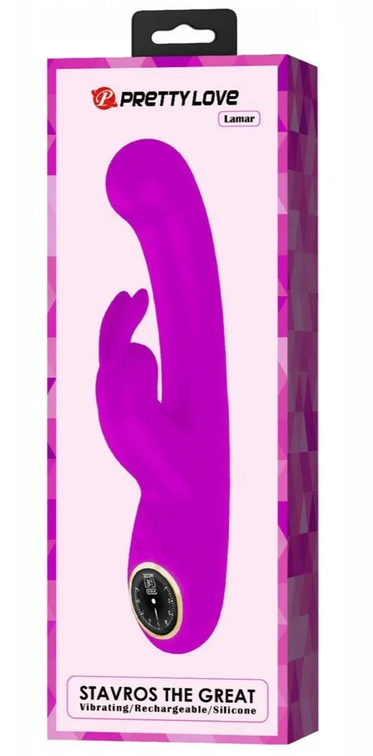 Pretty Love Lamar Rabbit Vibe BW-500004-LED Purple - Image 2