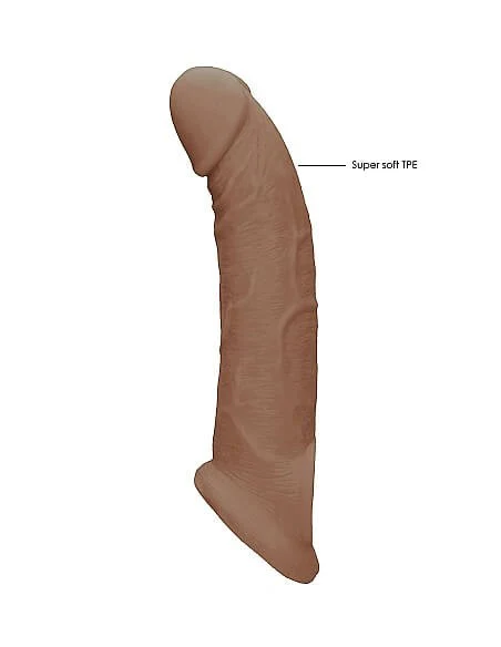 Realrock 9" Penis Sleeve Tan - Image 6