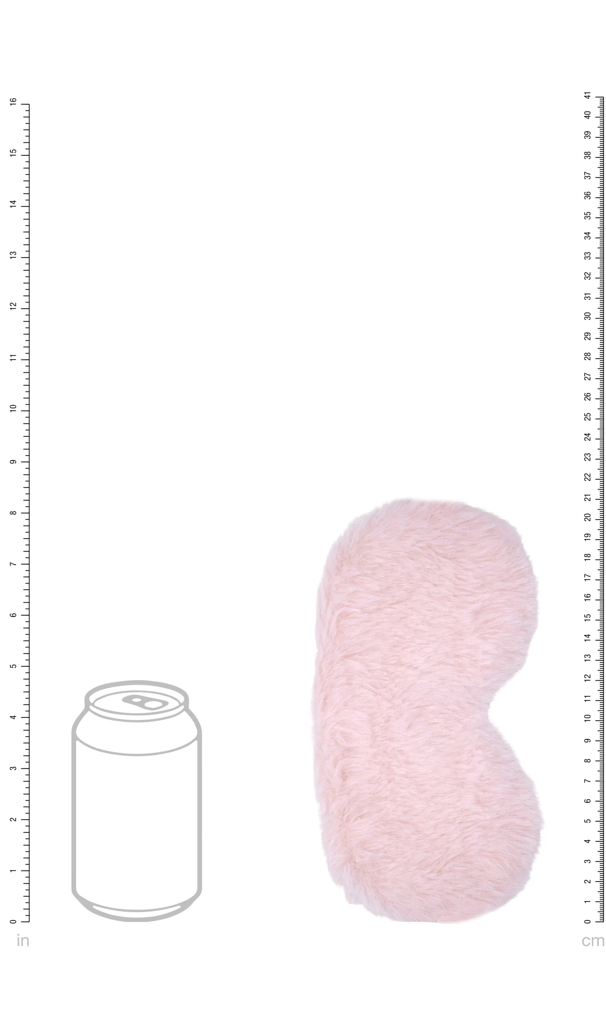 Ouch Fluffy Mask Powder Pink - Image 4