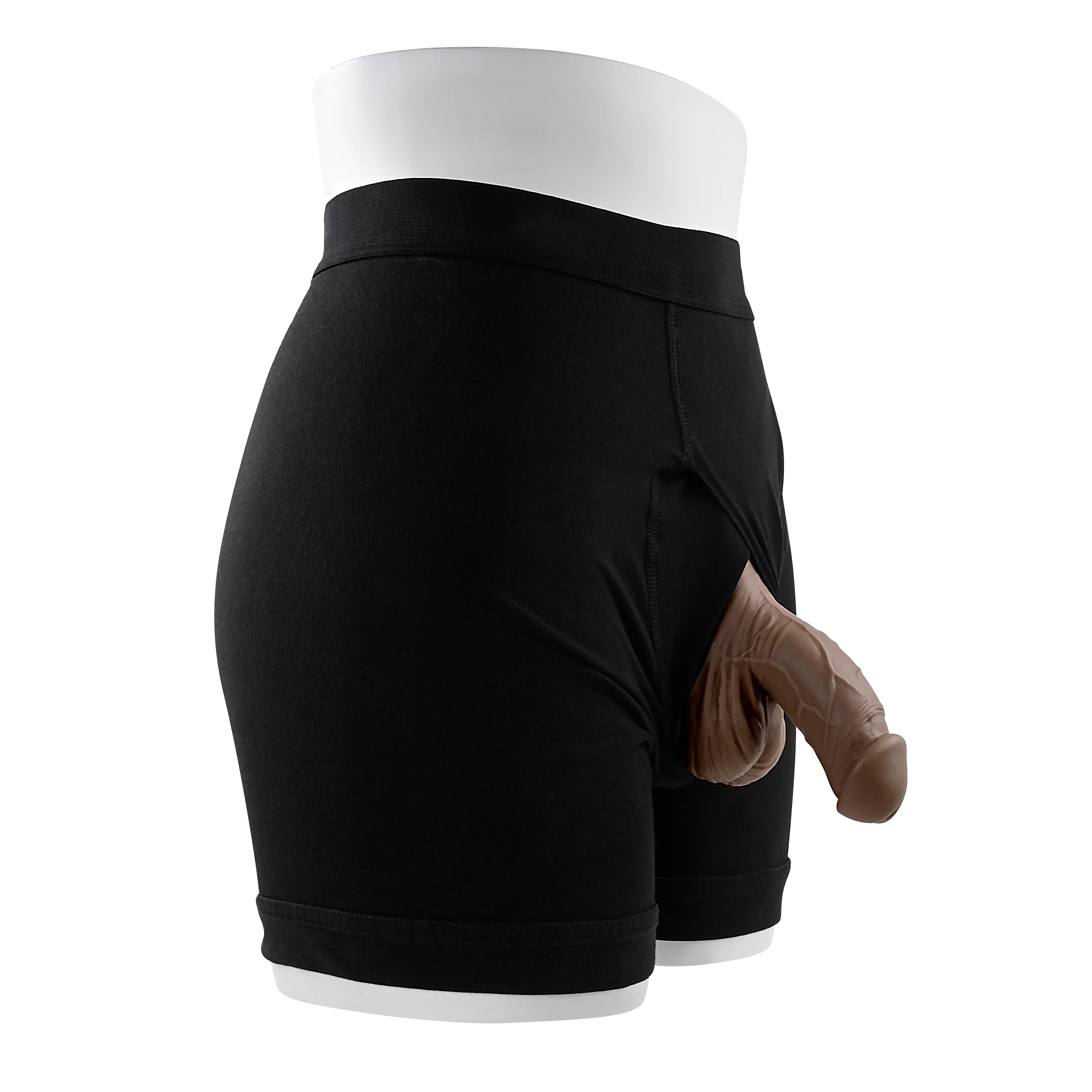 Gender X 4" Silicone Packer Dark - Image 3