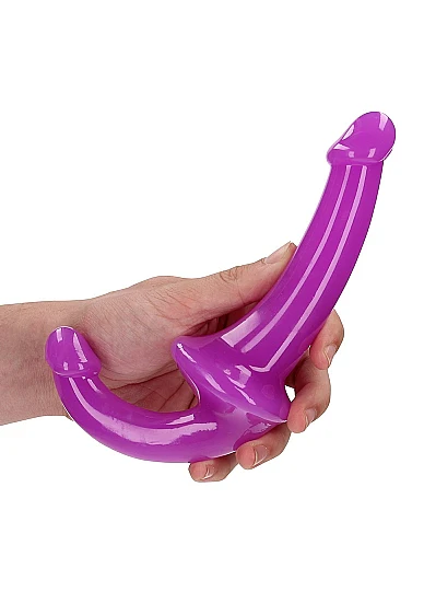 Realrock 6" Glow Strapless Strap Purp - Image 4