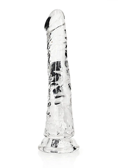 Realrock 6" Slim Dildo Clear