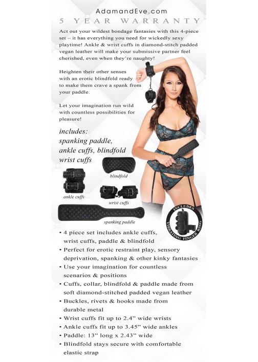 Adam & Eve Fetish Dream Beginner Bondage Kit - Image 7