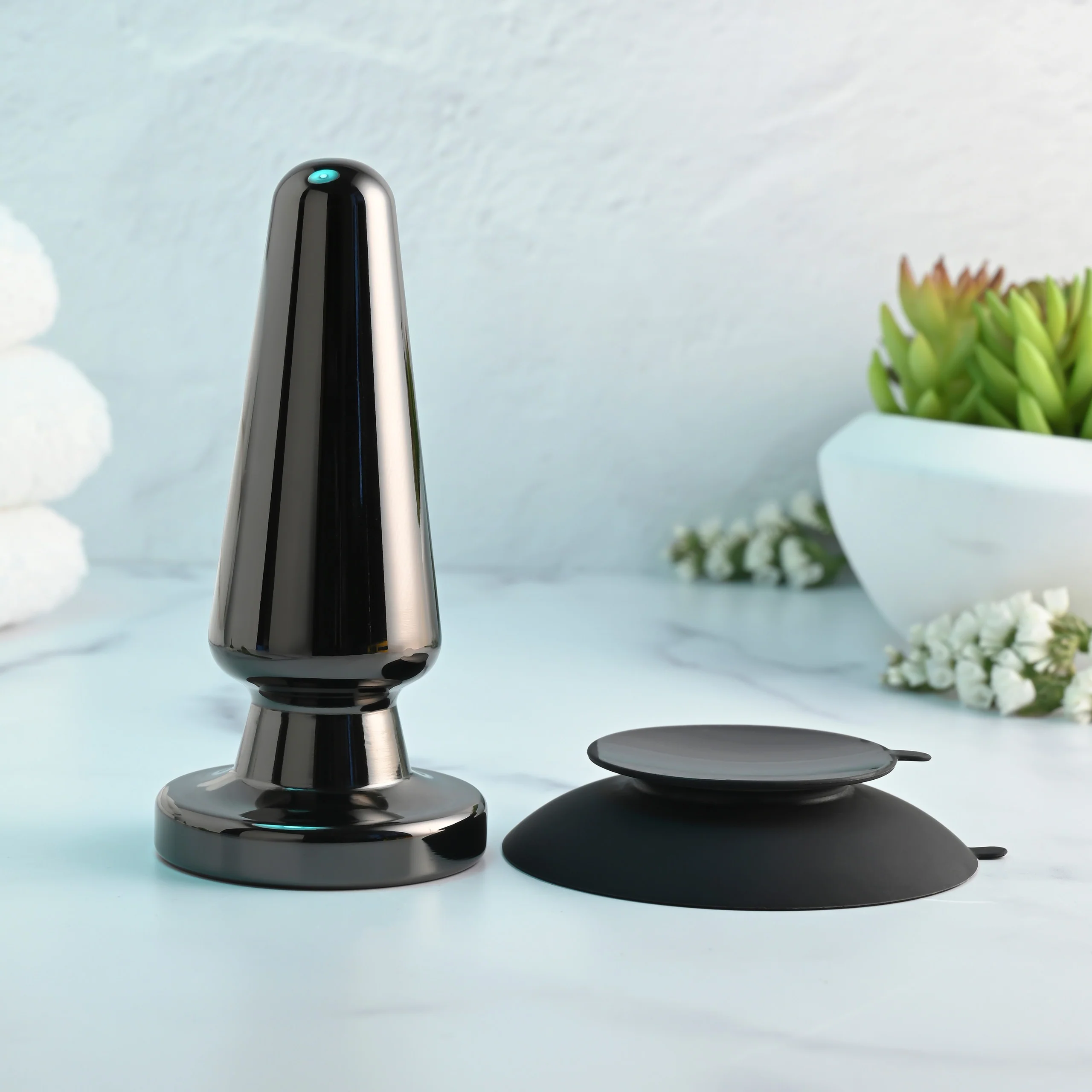 Evolved Advanced Vibrating Metal Butt Plug - Image 9