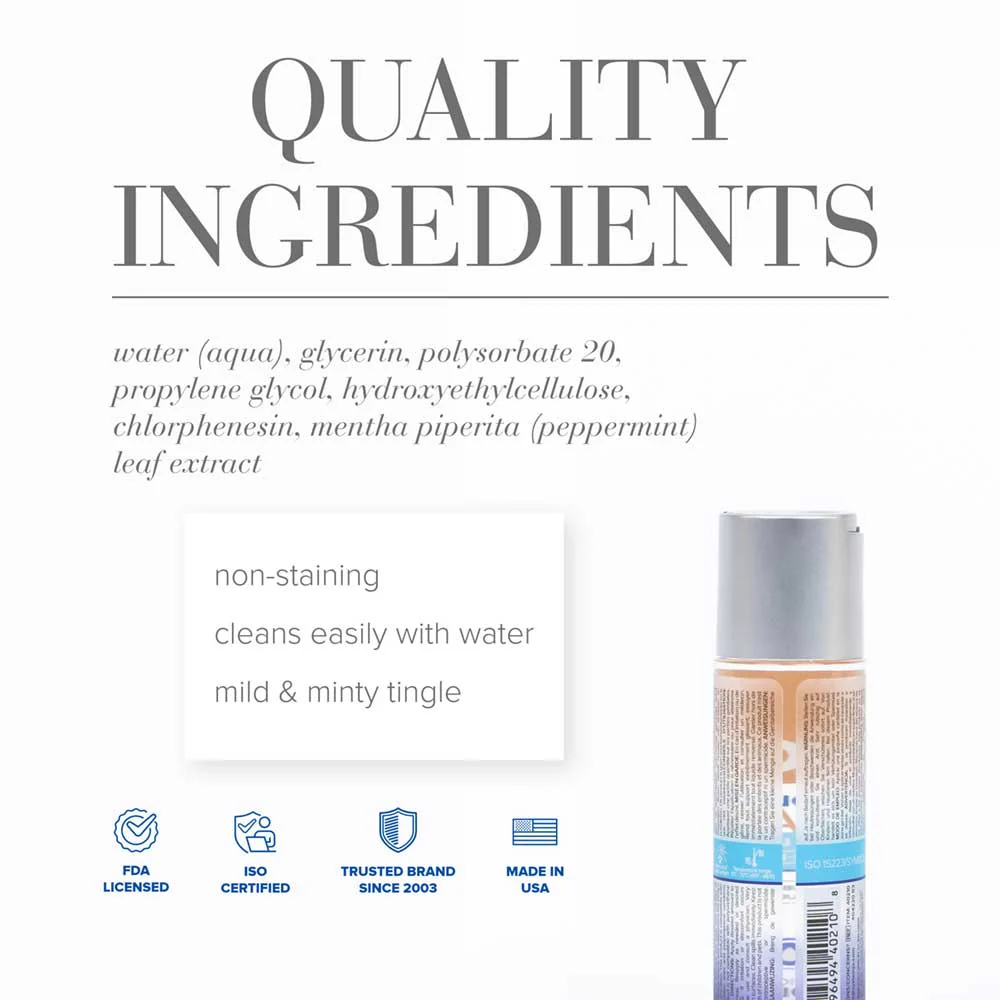 JO Anal H2O Cooling Lube 120ml - Image 3