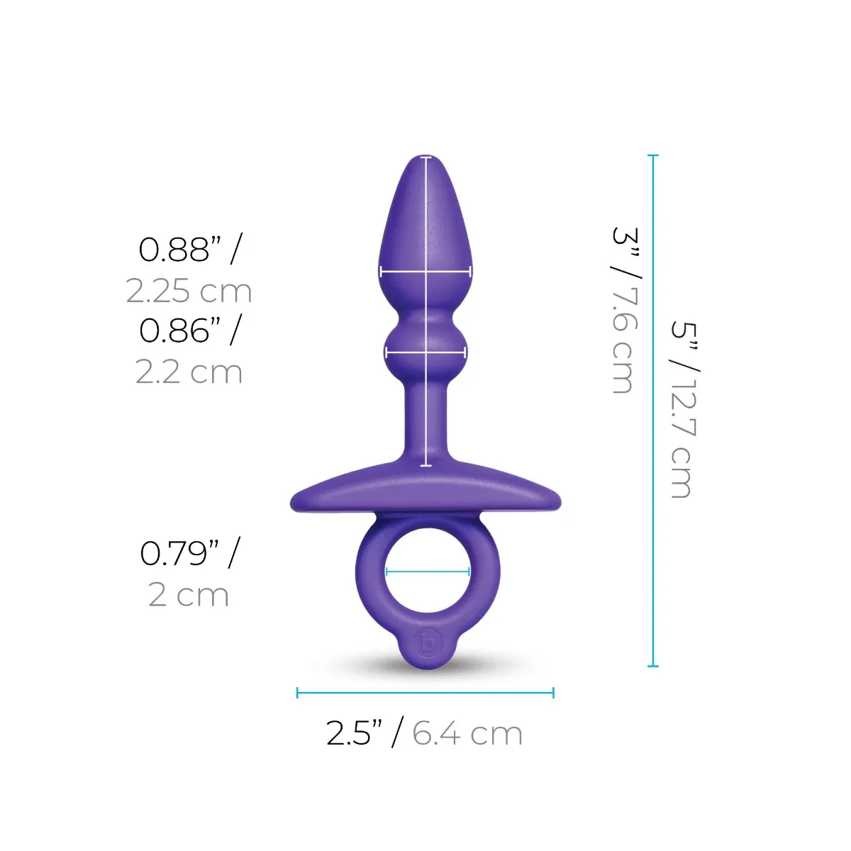 B-Vibe Butties Dart Silicone Anal Plug - Image 5