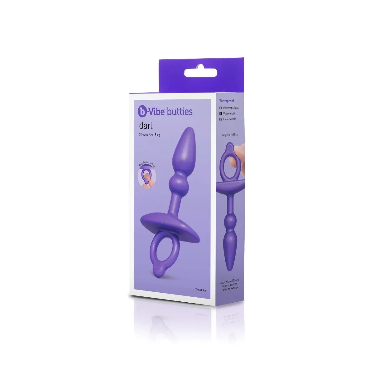 B-Vibe Butties Dart Silicone Anal Plug - Image 6
