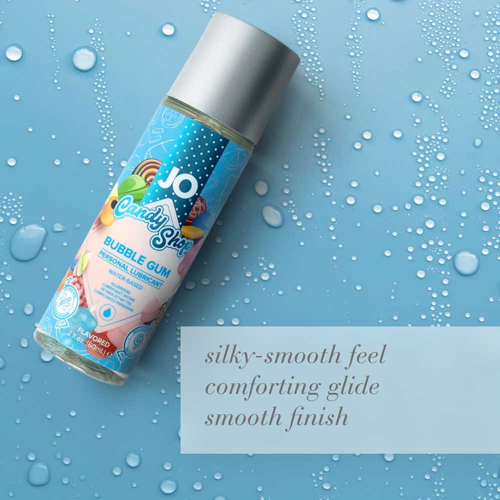 JO Candy Shop Bubble Gum Flavoured Lube 60ml - Image 2