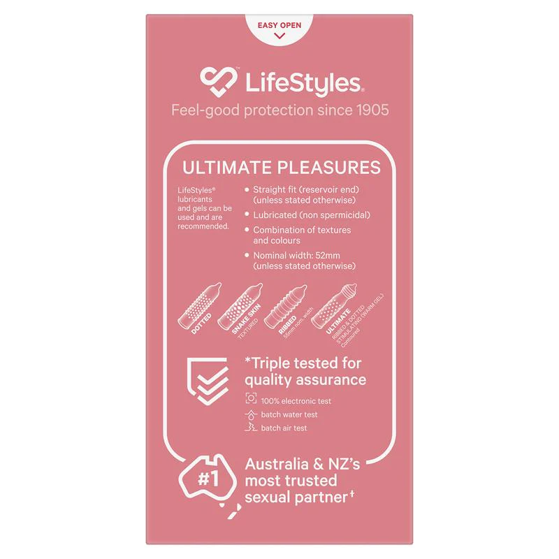 Condoms Ultimate Pleasures 20 Pack - Image 3