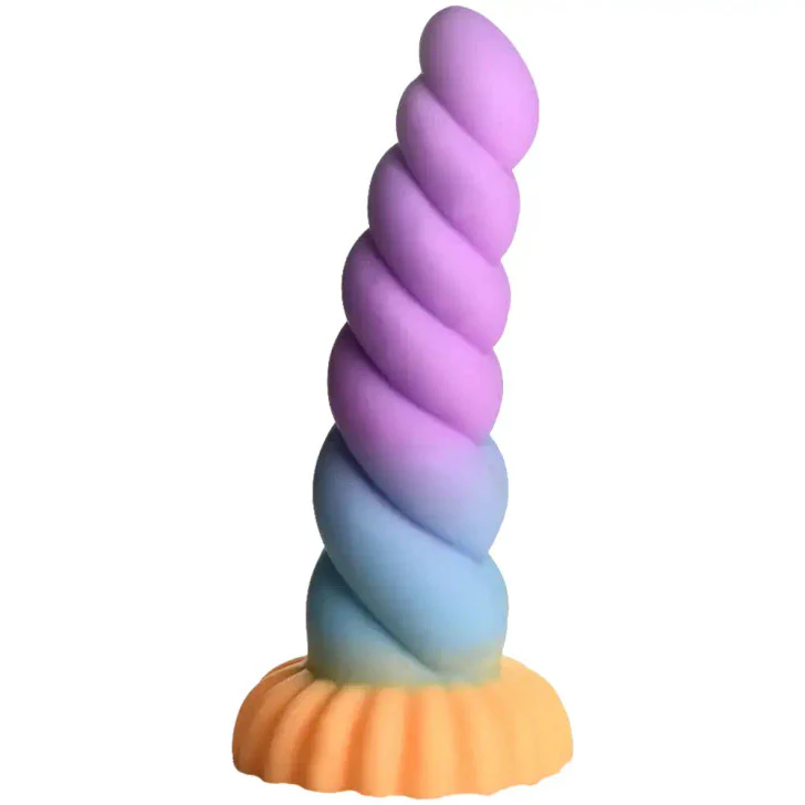 Creature Cocks Mystique 7.3" Silicone Unicorn Dildo - Image 2