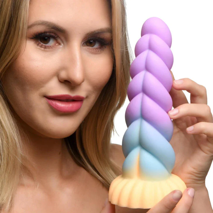 Creature Cocks Mystique 7.3" Silicone Unicorn Dildo - Image 5