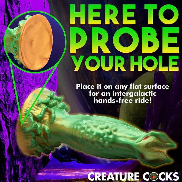 Creature Cocks Nebula 7.6" Silicone Suction Cup Dildo - Image 7