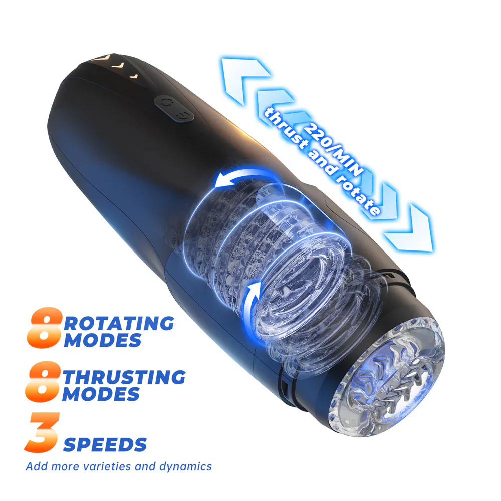 Cyberskin The Galaxy Voy Thrusting & Rotating Auto Masturbator with Heater - Image 3