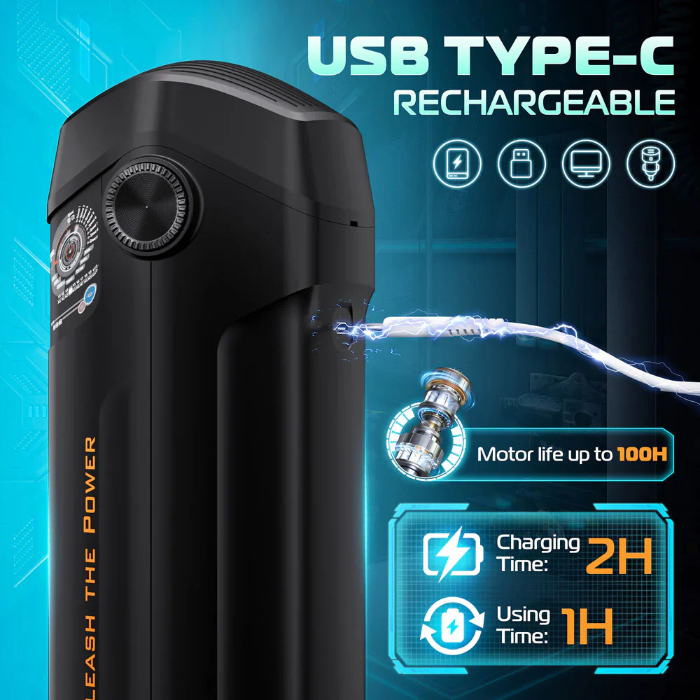 Cyberskin The Titan Thrusting & Vibrating Auto Masturbator with Heater - Image 3