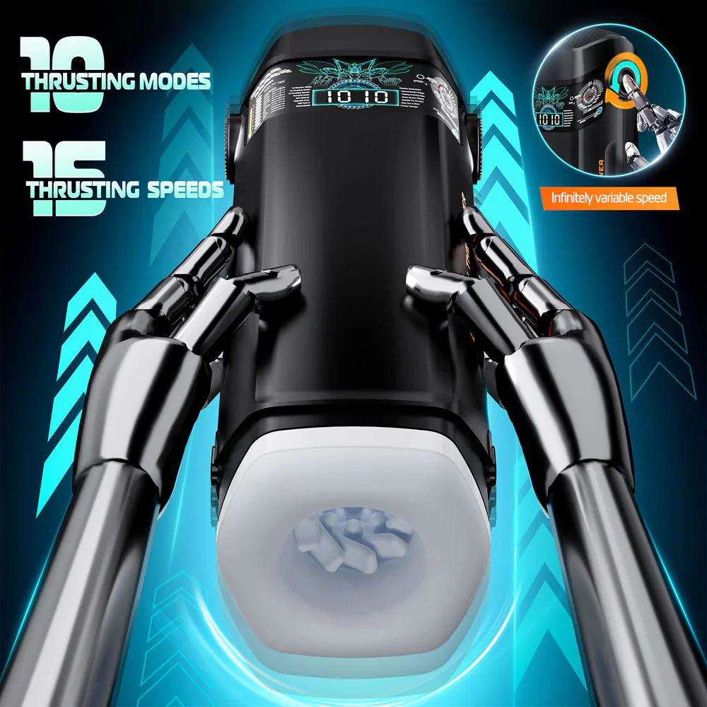 Cyberskin The Titan Thrusting & Vibrating Auto Masturbator with Heater - Image 7
