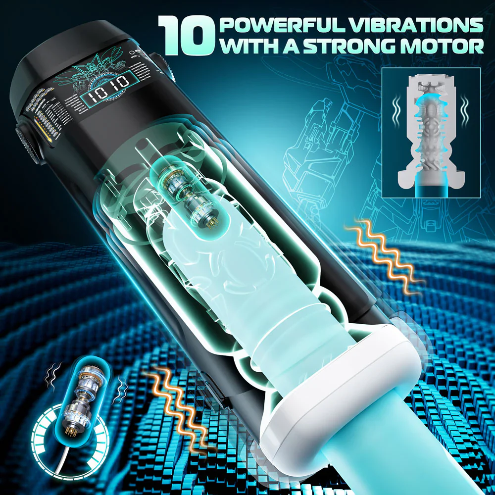 Cyberskin The Titan Thrusting & Vibrating Auto Masturbator with Heater - Image 8