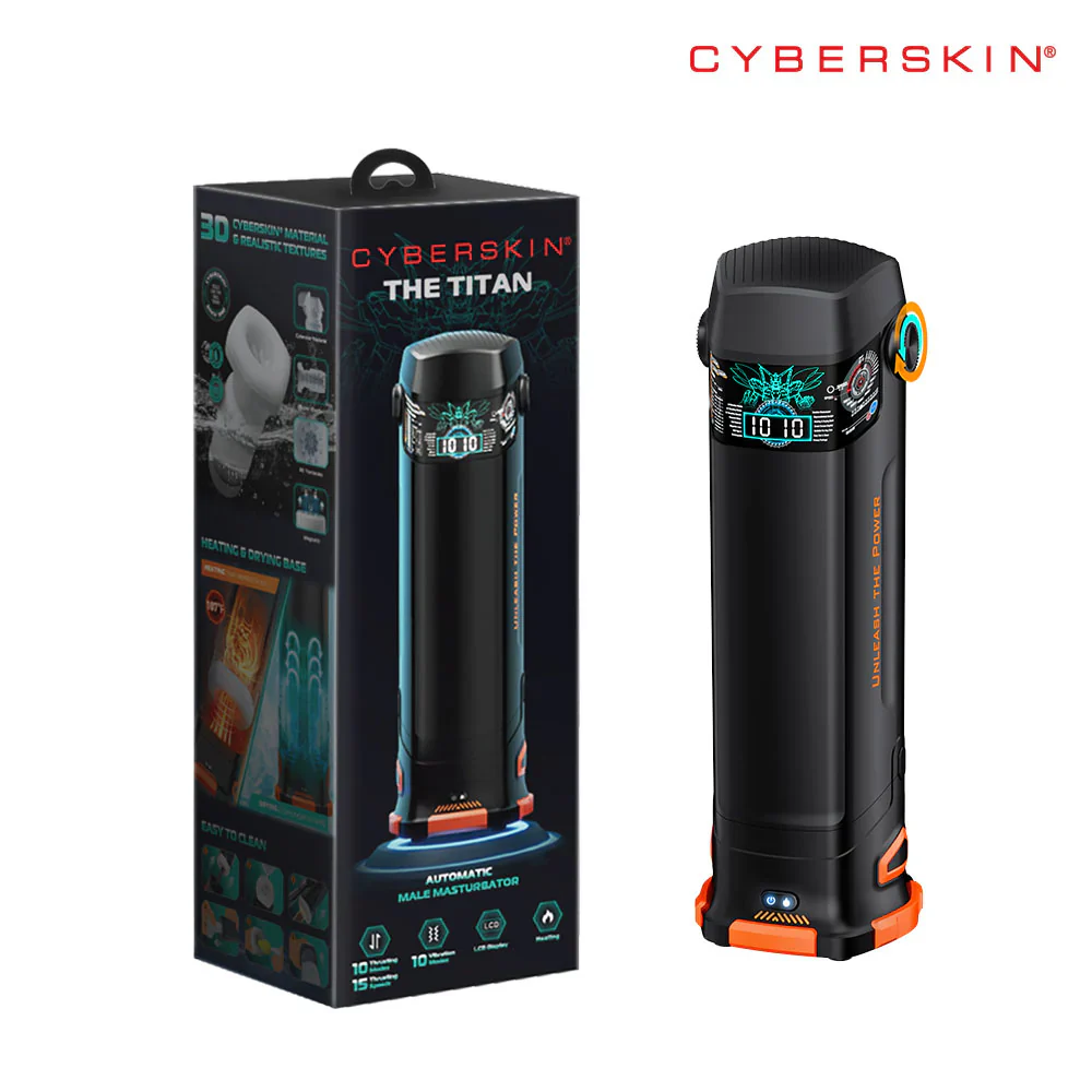 Cyberskin The Titan Thrusting & Vibrating Auto Masturbator with Heater - Image 9