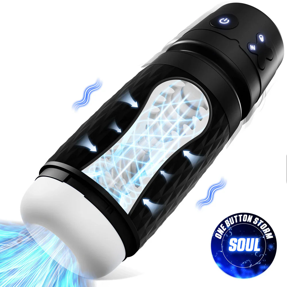 Cyberskin The Warrior Sucking & Vibrating Auto Masturbator - Image 3