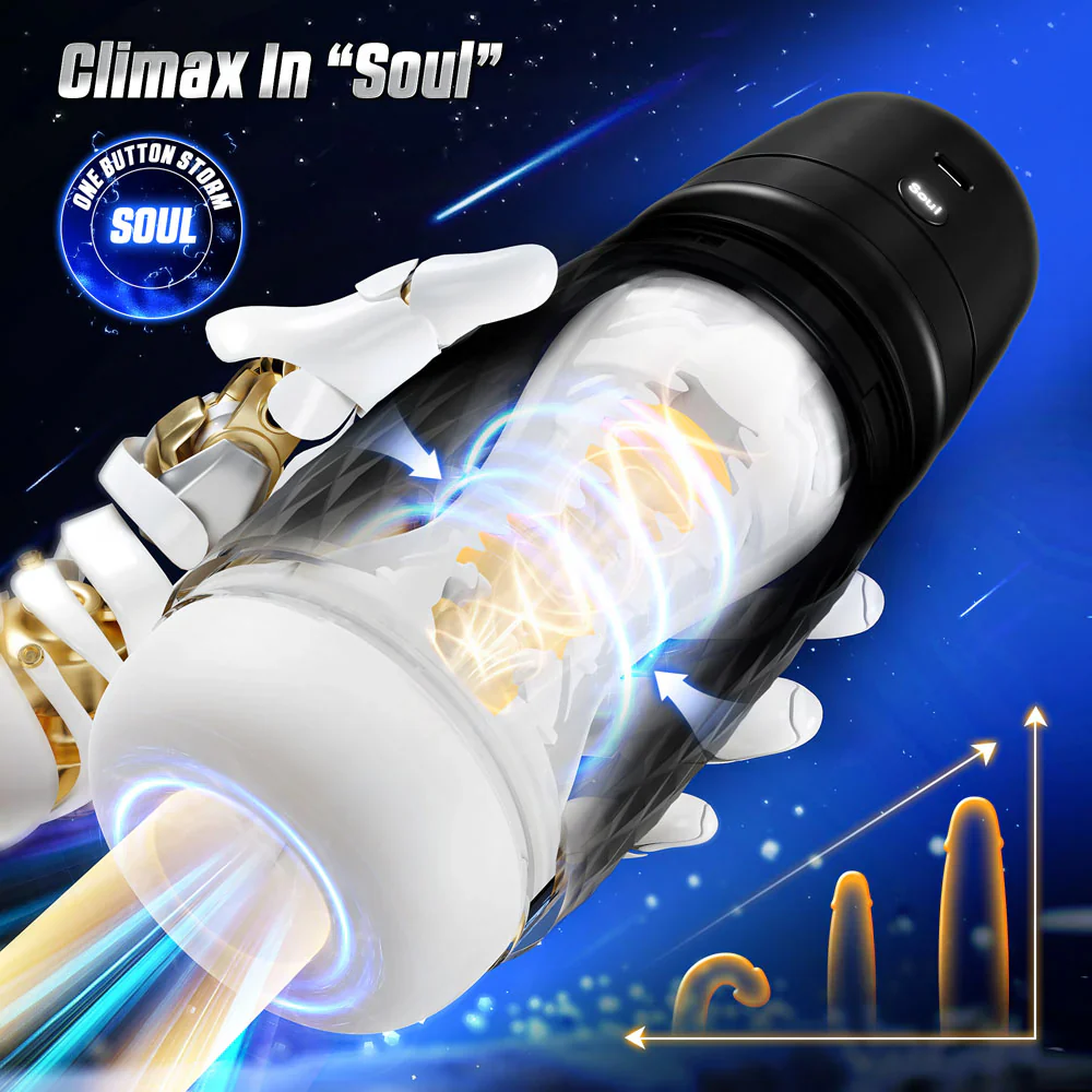 Cyberskin The Warrior Sucking & Vibrating Auto Masturbator - Image 9