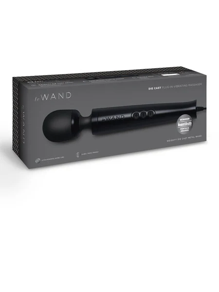 Le Wand Die Cast Plug In Massager Black - Image 2