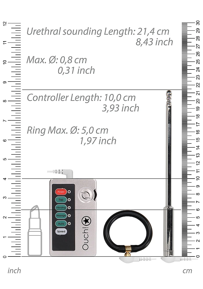 E-stimulation Urethral sounding set LRG - Image 6