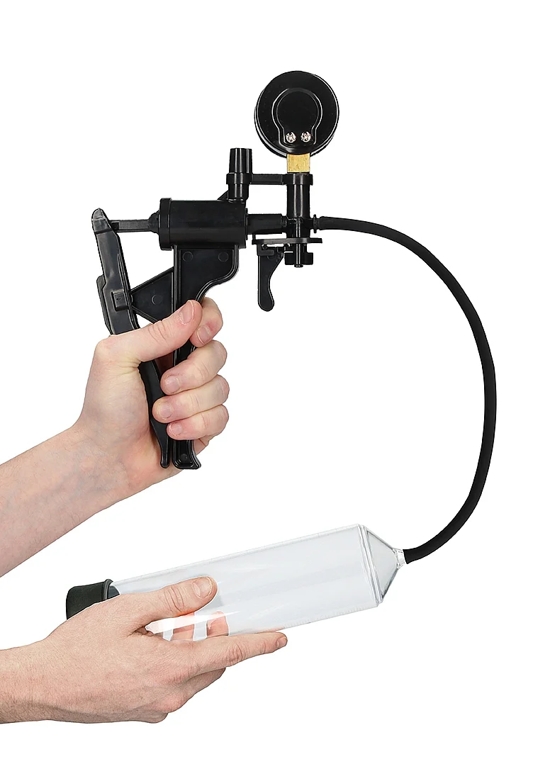 Pumped Elite Beginners Pump with PSI Gage - Translucent - Image 5