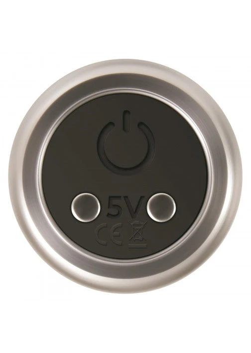 Adam & Eve Rechargeable Silver Metal Bullet - Image 3
