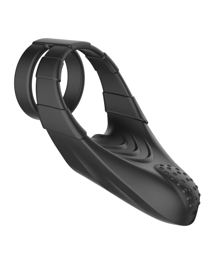Forto F-48 Perineum Vibrating Cock Ring Black - Image 3