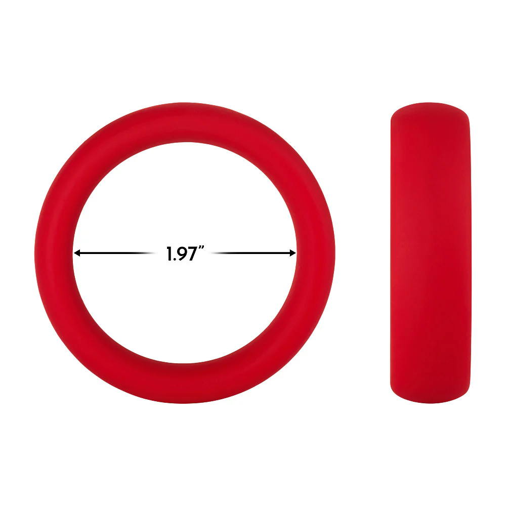 Forto F-64 Cock Ring Red Large - Image 3