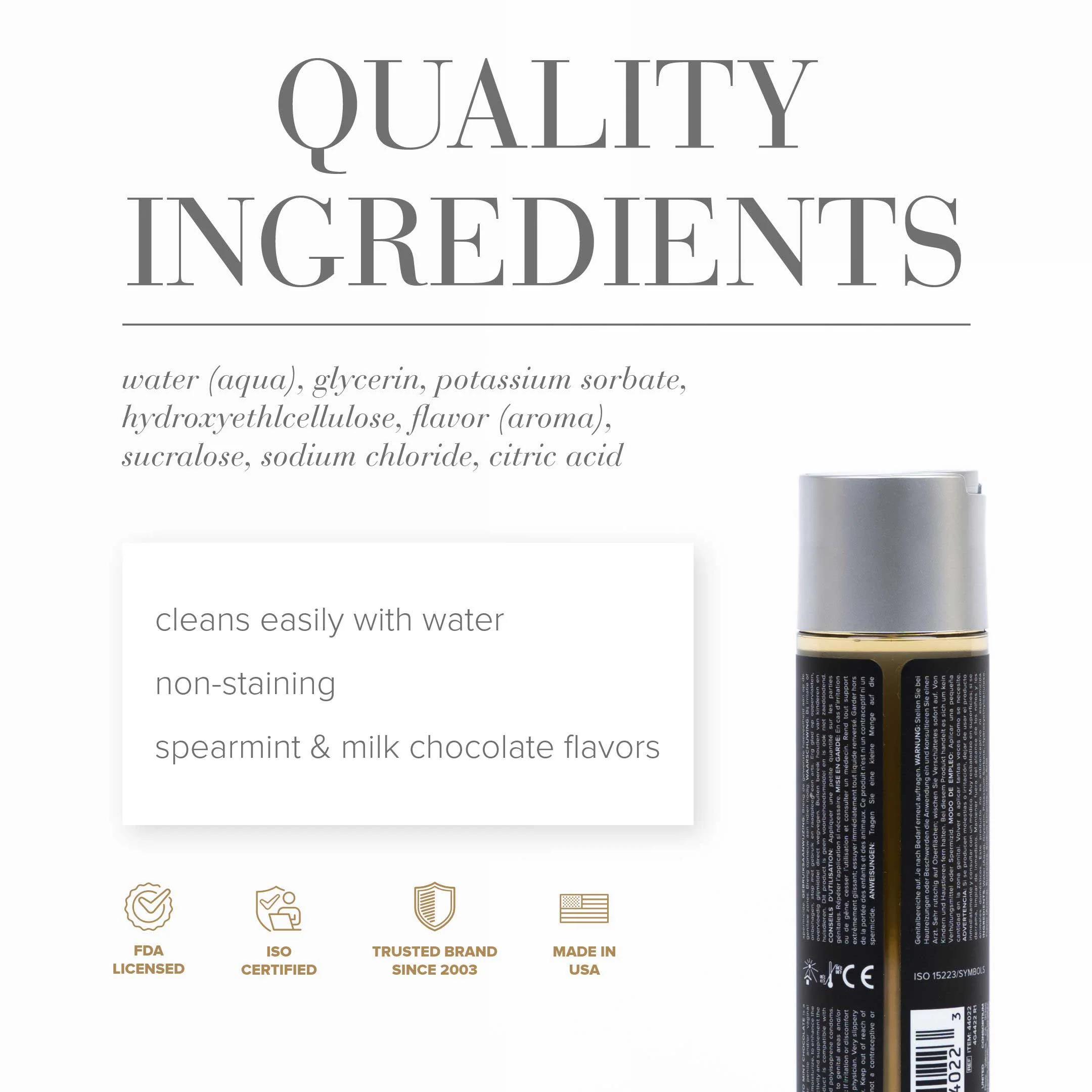 JO Gelato Mint Chocolate Flavoured Lube 120ml - Image 2