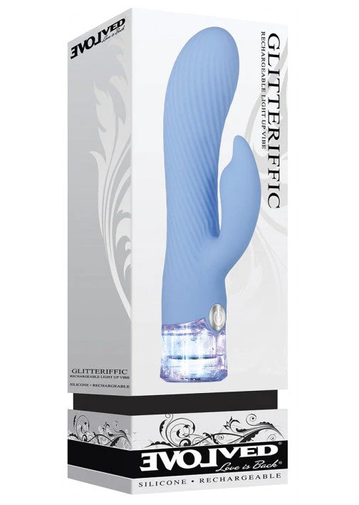 Evolved Glitteriffic Rechargeable Light Up Vibe