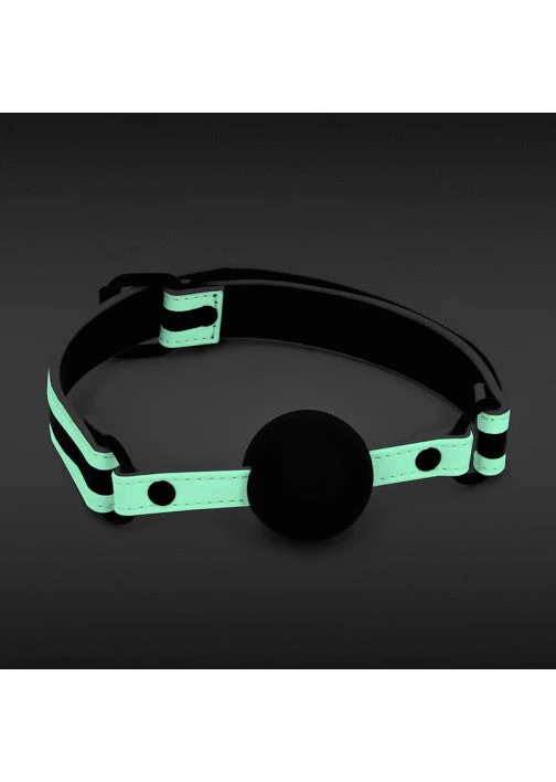Glo In The Dark Bondage Ball Gag - Image 3
