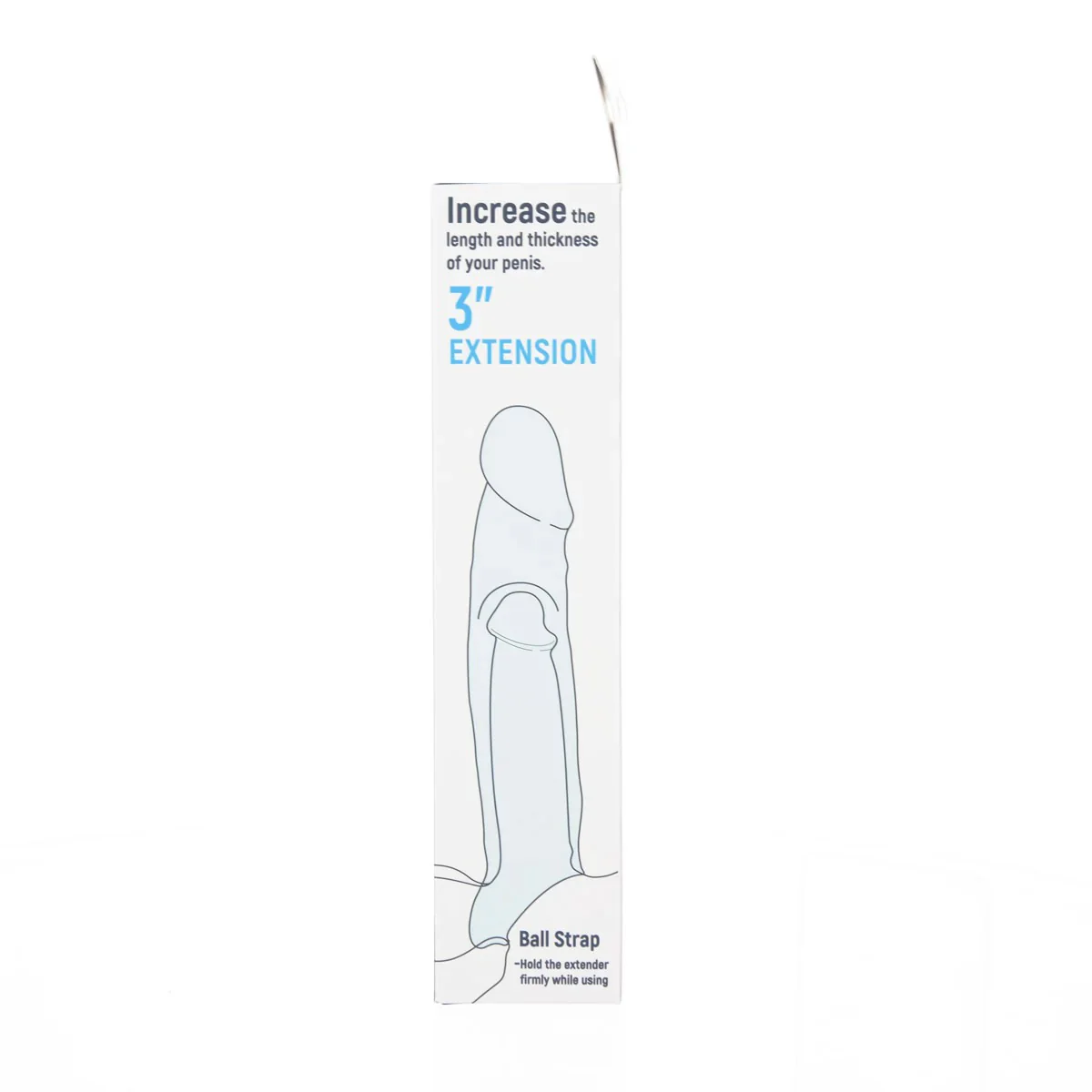 Ice Crystals Collection Length Enhancer Penis Extender Sleeve 6.5" - Image 3
