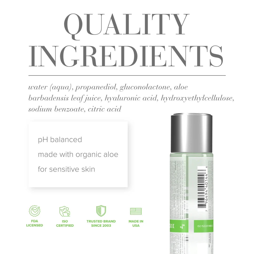 JO Aloe Waterbased Lube 5ml - Image 4