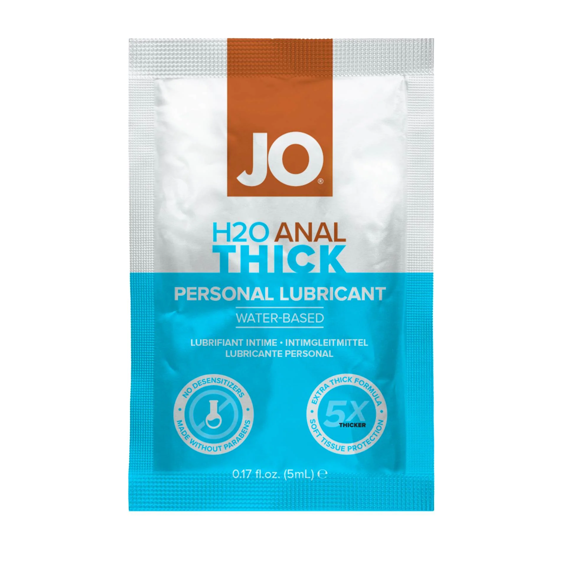 JO Anal Thick H2O Waterbased Lube 5ml
