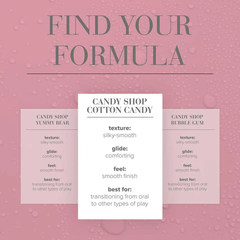 JO Candy Shop Cotton Candy Flavoured Lube 5ml - Image 3