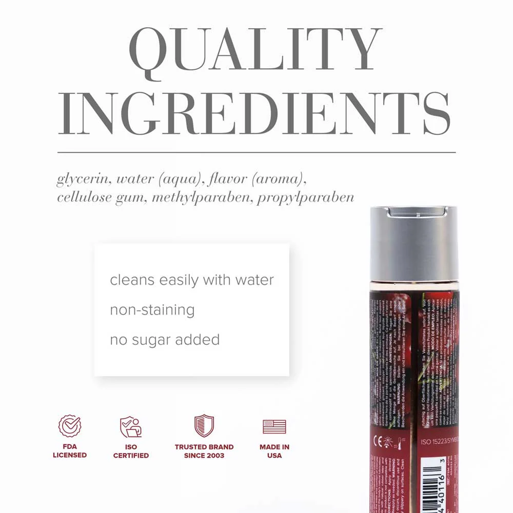 JO H2O Flavors Lube Cherry Burst 120ml - Image 2