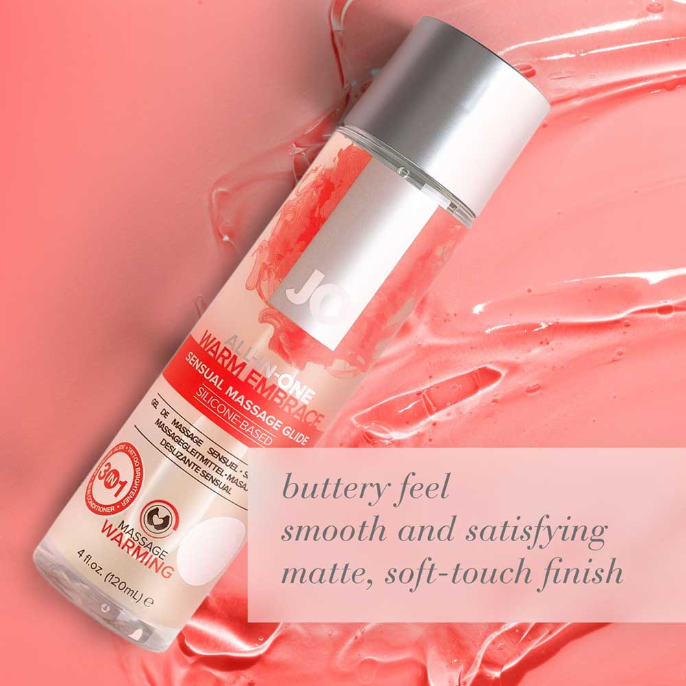 JO Sensual Massage Glide Warming 120ml - Image 4