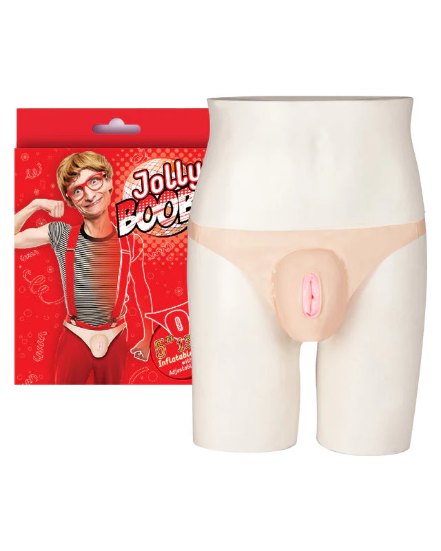 Jolly Booby Inflatable Pussy With Straps