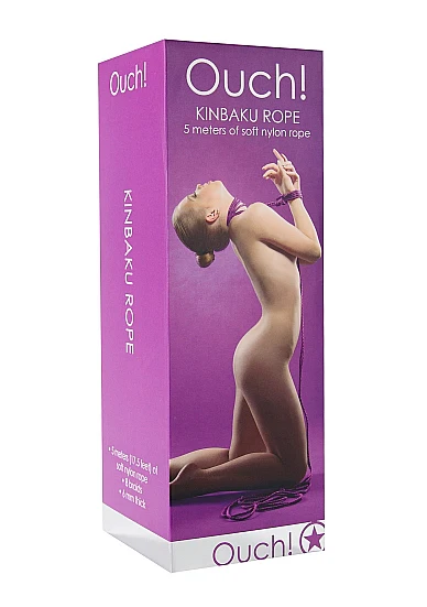 Ouch Kinbaku Rope 5m Purple