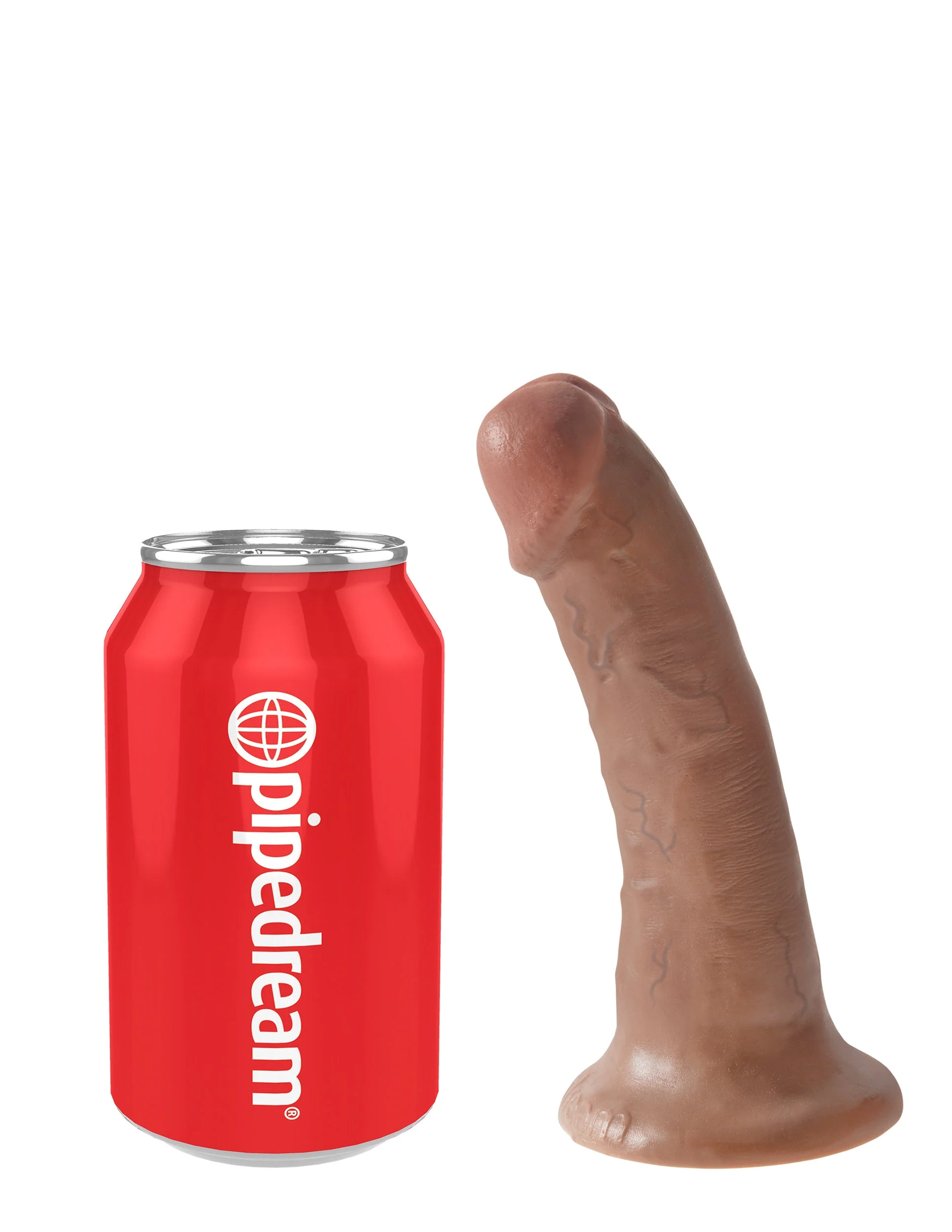 King Cock Dildo 6" Tan - Image 4