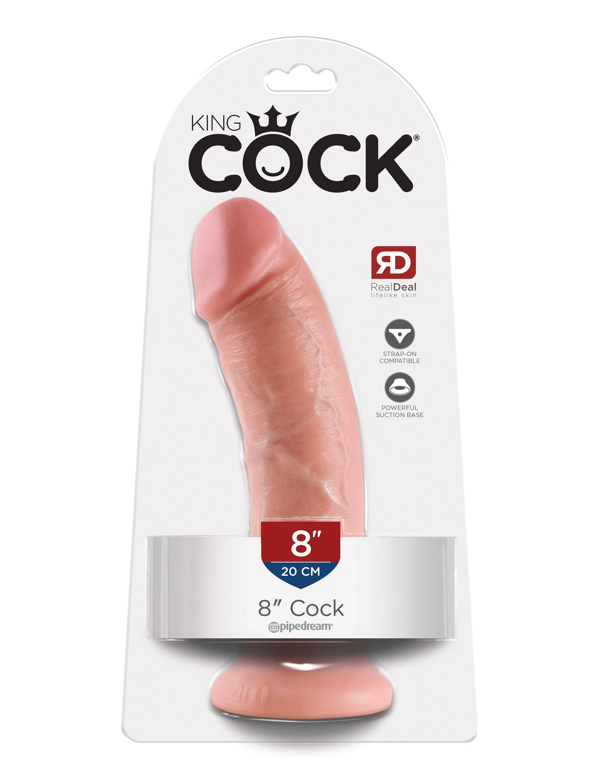 King Cock 8" Flesh