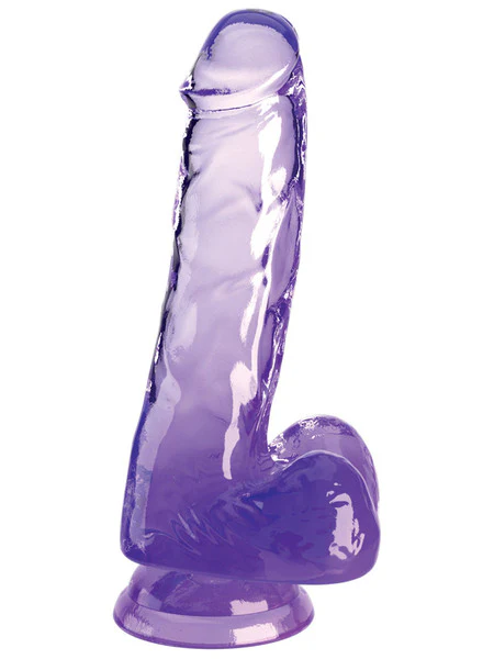 King Cock Clear 6" Purple - Image 2