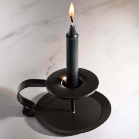Lacire Drip Pillar Candles Black - Image 2