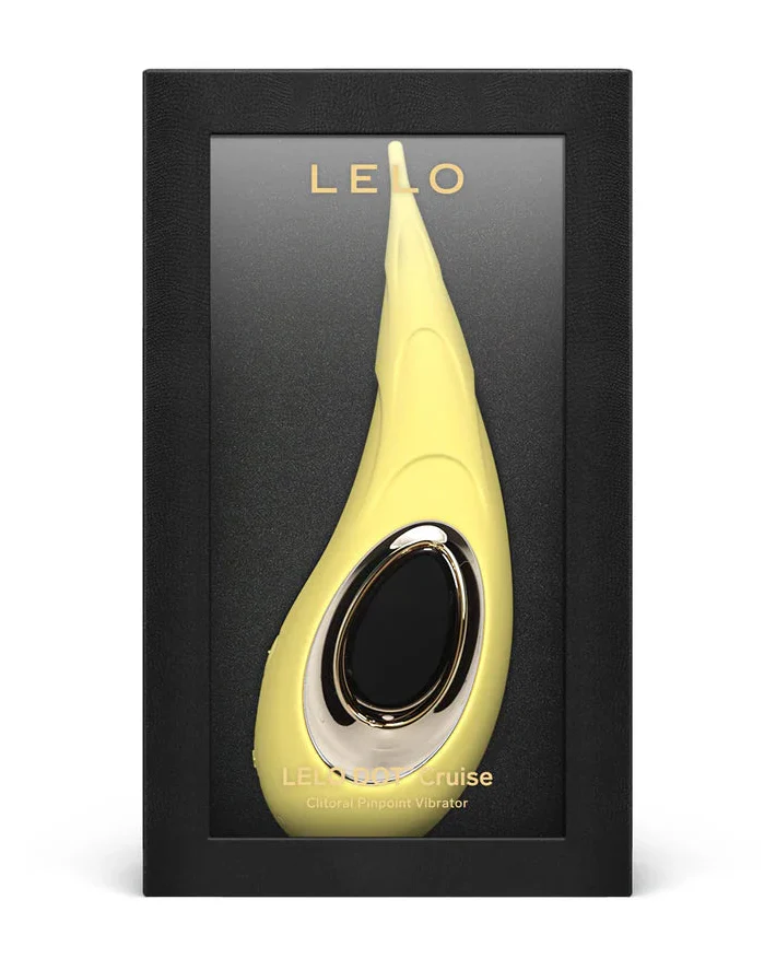 Lelo Dot Cruise Clitoral Vibrator Lemon Sorbet