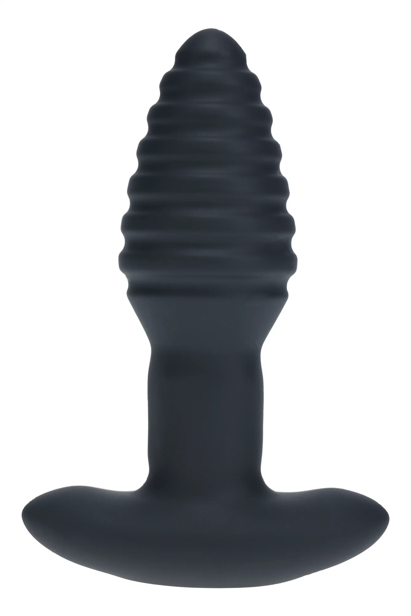 Levelz Vibrating & Rotating Ribbed Silicone Anal Plug - Image 4