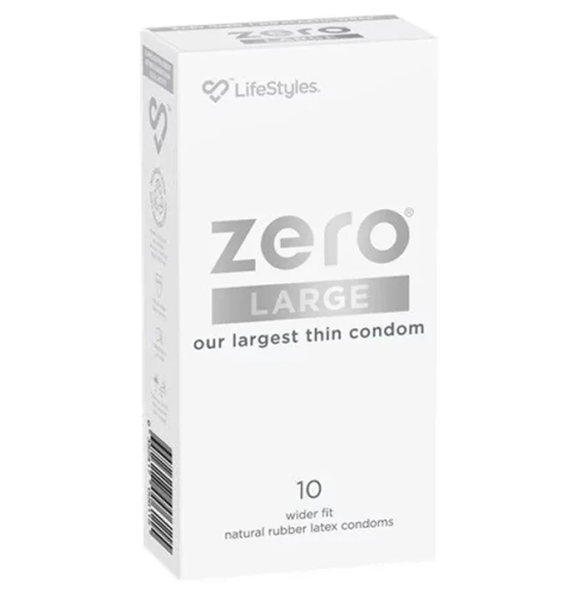 Lifestyles Zero Uber Thin Condoms Large 10 Pack